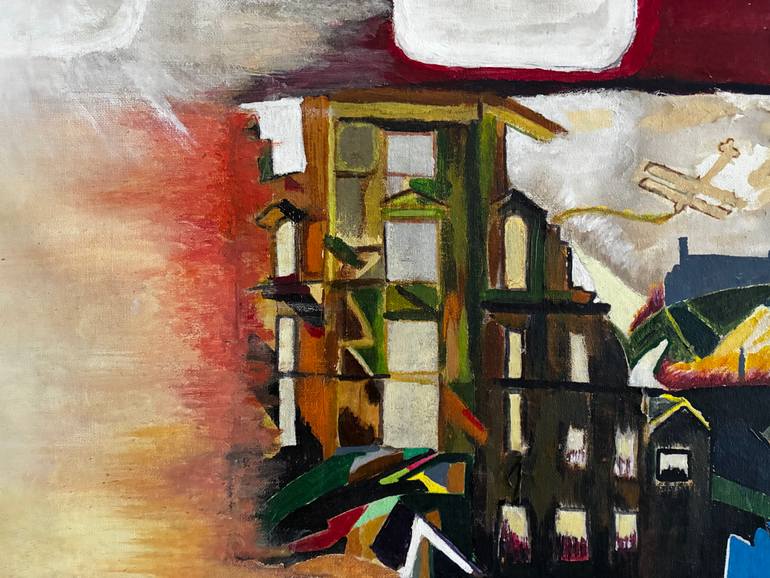 Original Dada Politics Painting by Christopher Butler