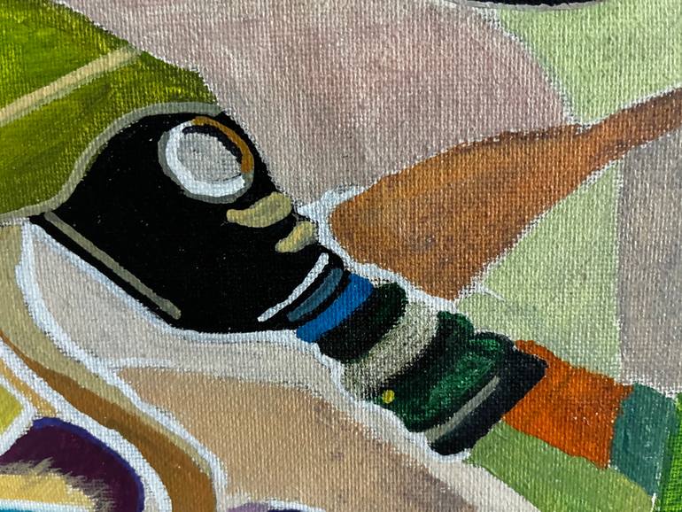 Original Dada Politics Painting by Christopher Butler