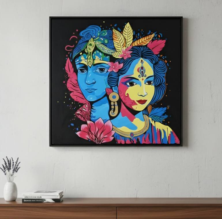 Original Abstract Love Painting by Neha Budania
