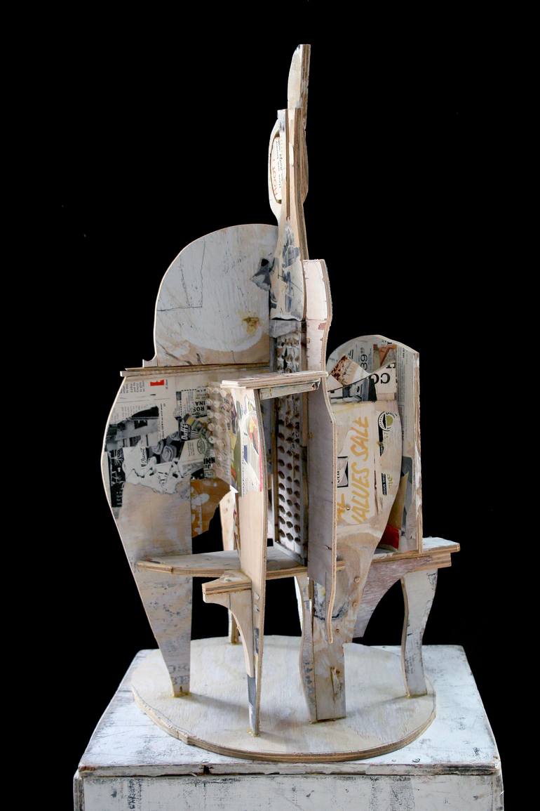 Original Dada Abstract Sculpture by Mikhail Gubin