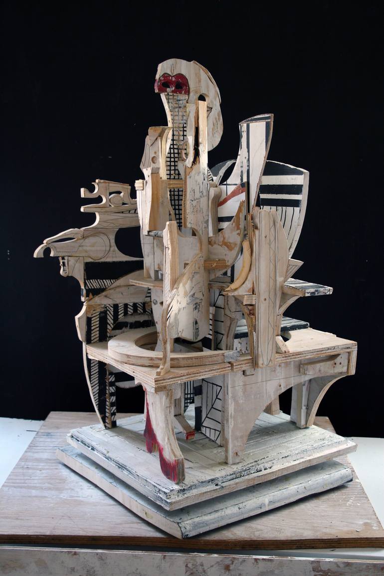 Original Surrealism Abstract Sculpture by Mikhail Gubin