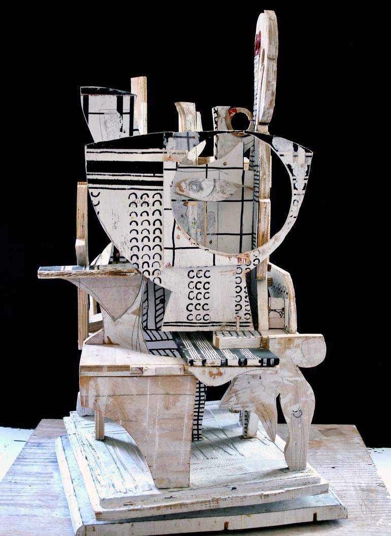 Original Surrealism Abstract Sculpture by Mikhail Gubin