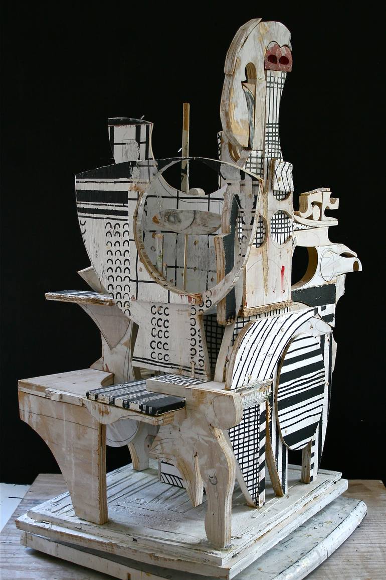 Original Surrealism Abstract Sculpture by Mikhail Gubin