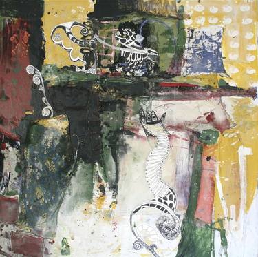 Original Abstract Paintings by Mikhail Gubin
