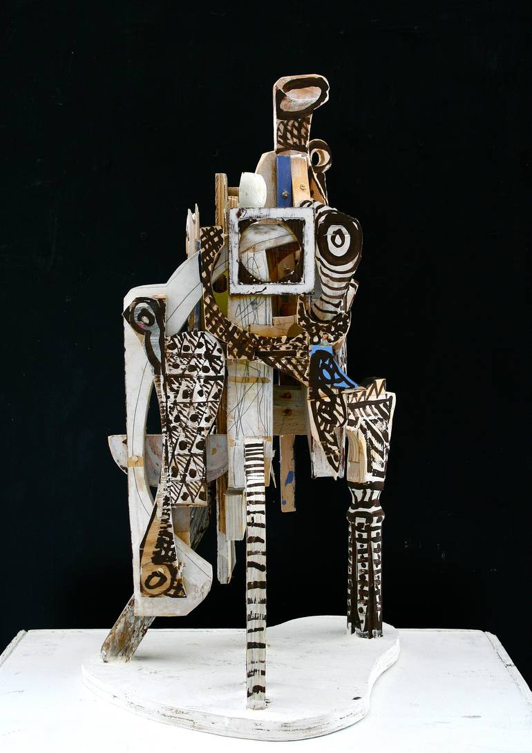 Original Abstract Expressionism Abstract Sculpture by Mikhail Gubin