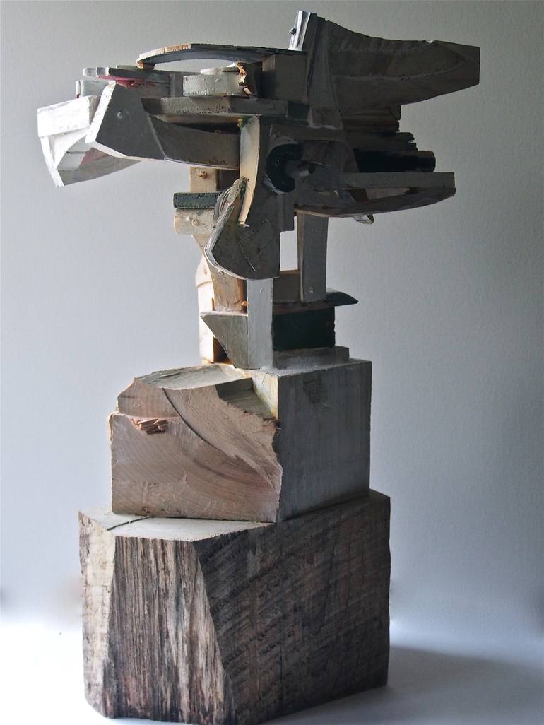 Original Cubism Abstract Sculpture by Mikhail Gubin