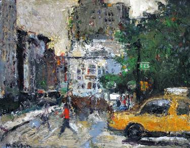 Original Impressionism Cities Paintings by Mikhail Gubin