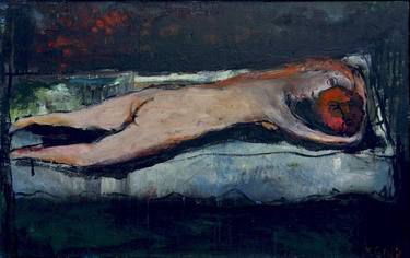 Original Expressionism Erotic Paintings by Mikhail Gubin