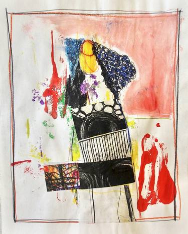 Print of Abstract Expressionism Abstract Collage by Mikhail Gubin