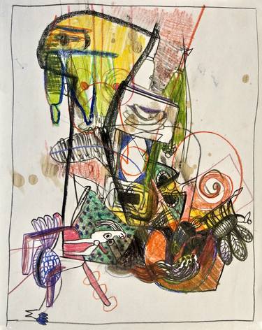 Original Abstract Drawings by Mikhail Gubin
