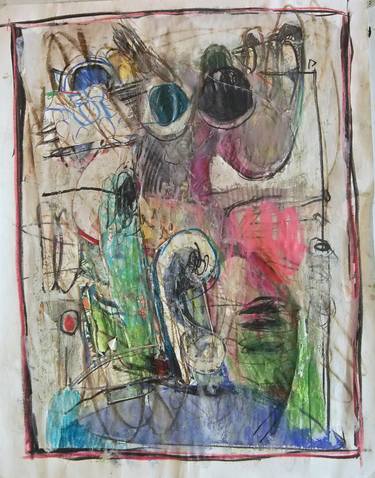 Print of Abstract Expressionism Abstract Drawings by Mikhail Gubin