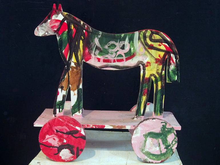 Print of Horse Sculpture by Mikhail Gubin