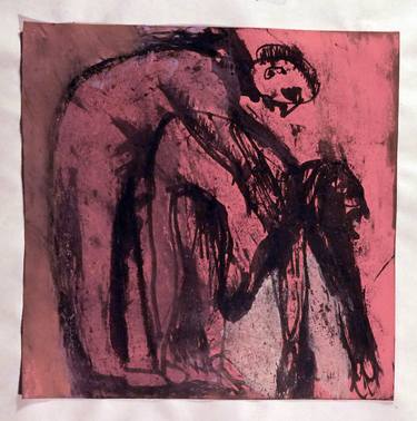Print of Expressionism Body Drawings by Mikhail Gubin