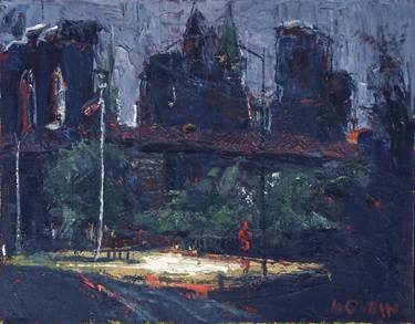 Original Expressionism Landscape Paintings by Mikhail Gubin