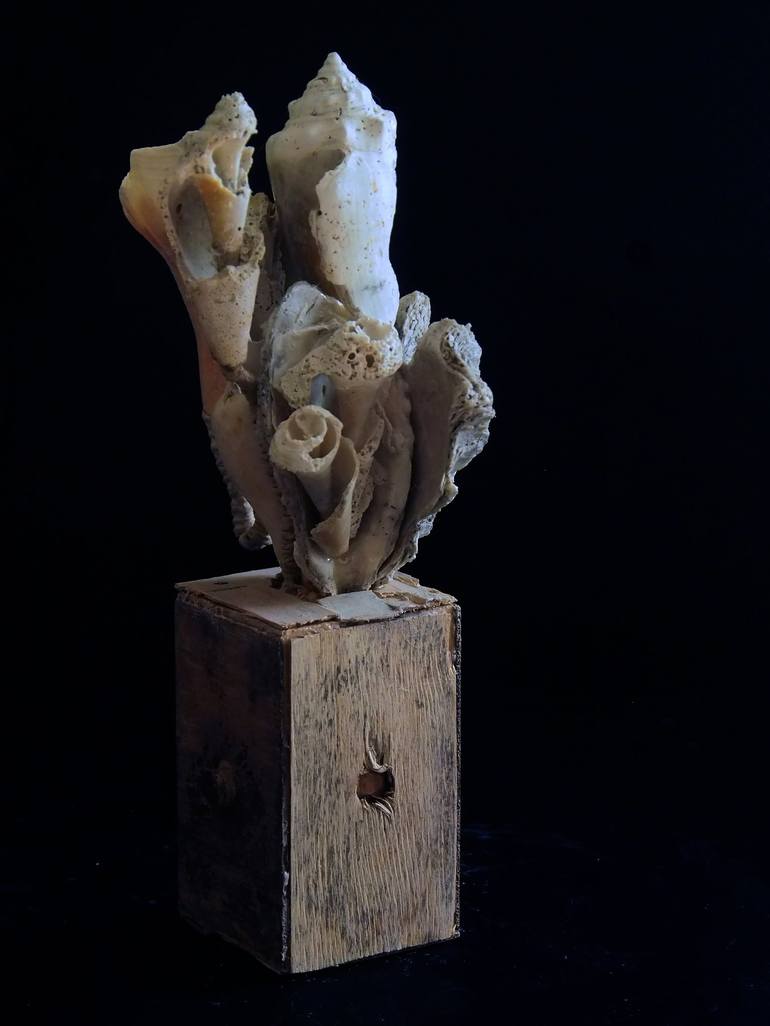 Original Abstract Botanic Sculpture by Mikhail Gubin