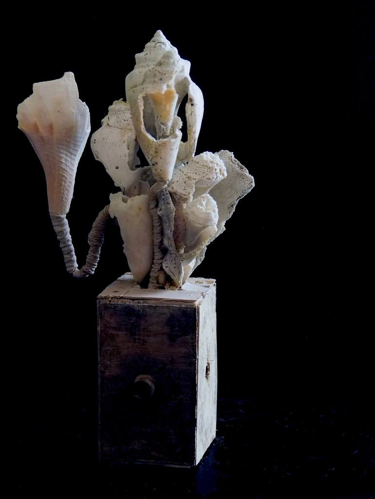 Original Abstract Botanic Sculpture by Mikhail Gubin