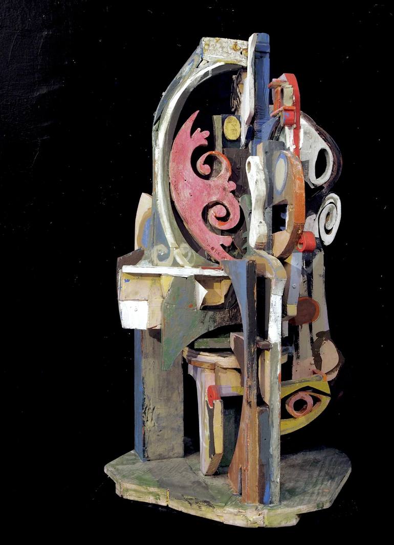 Original Dada Abstract Sculpture by Mikhail Gubin