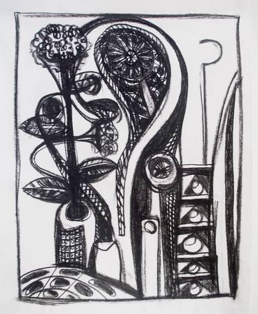 Print of Abstract Expressionism Botanic Drawings by Mikhail Gubin