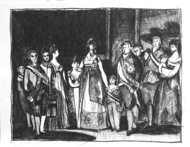 After Francisco De Goya Y Lucientes. The Family of Charles IV thumb