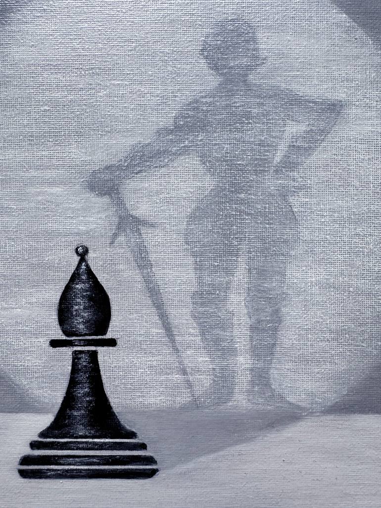 Original Minimalism Fantasy Painting by Svitlana Romanova
