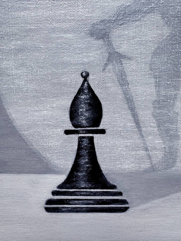 Original Minimalism Fantasy Painting by Svitlana Romanova