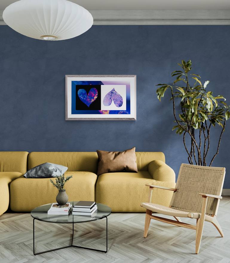Original Abstract Love Digital by Miss Babbitt