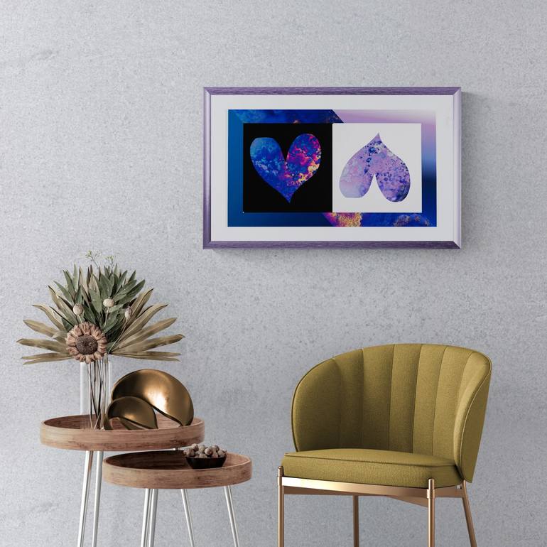 Original Abstract Love Digital by Miss Babbitt