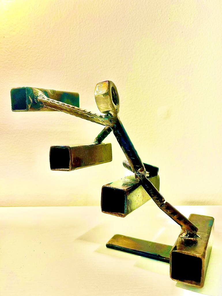 Original Folk Abstract Sculpture by Robert Hicks