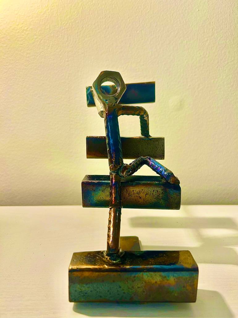Original Folk Abstract Sculpture by Robert Hicks