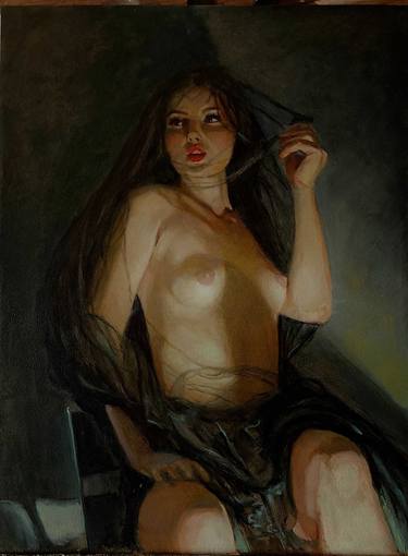 Original Realism Women Paintings by Michael Foulkrod