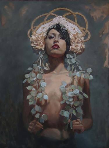 Original Figurative Women Paintings by Michael Foulkrod