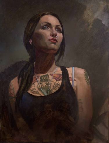 Original Figurative Women Paintings by Michael Foulkrod