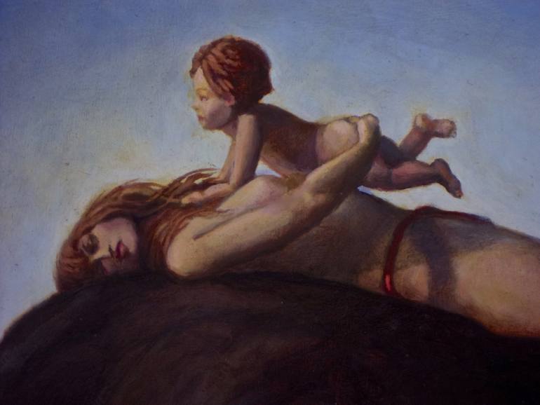 Original Figurative Family Painting by Michael Foulkrod