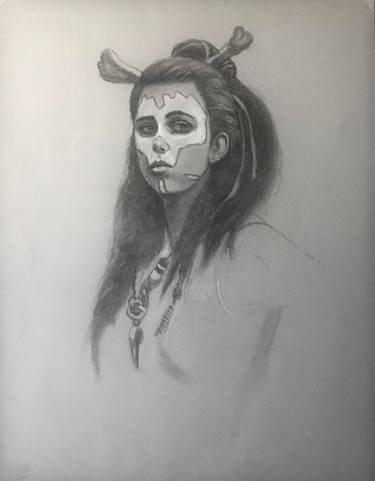 Original Women Drawings by Michael Foulkrod