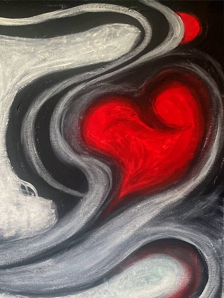 Original Conceptual Abstract Painting by Oscar Gonzalez Celemin