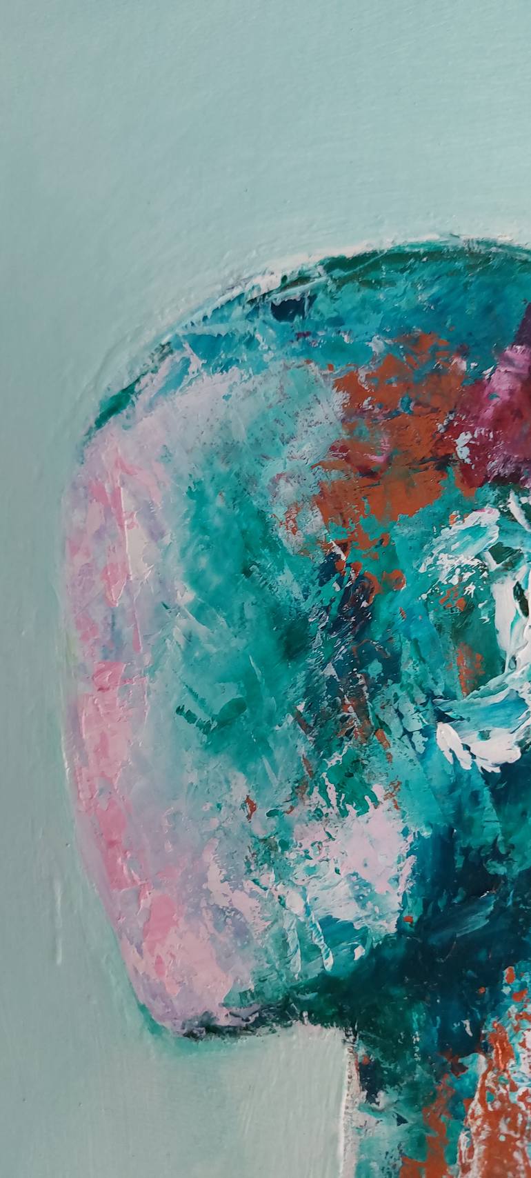 Original Abstract Expressionism People Painting by Nektarios Sioulas