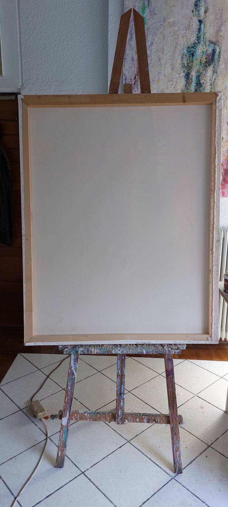 Original Abstract Expressionism People Painting by Nektarios Sioulas