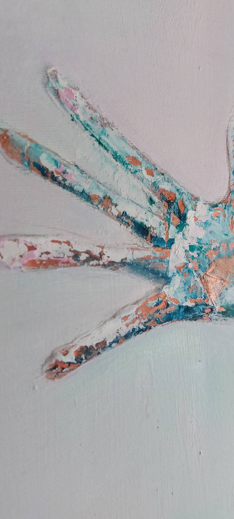 Original Abstract Expressionism People Painting by Nektarios Sioulas