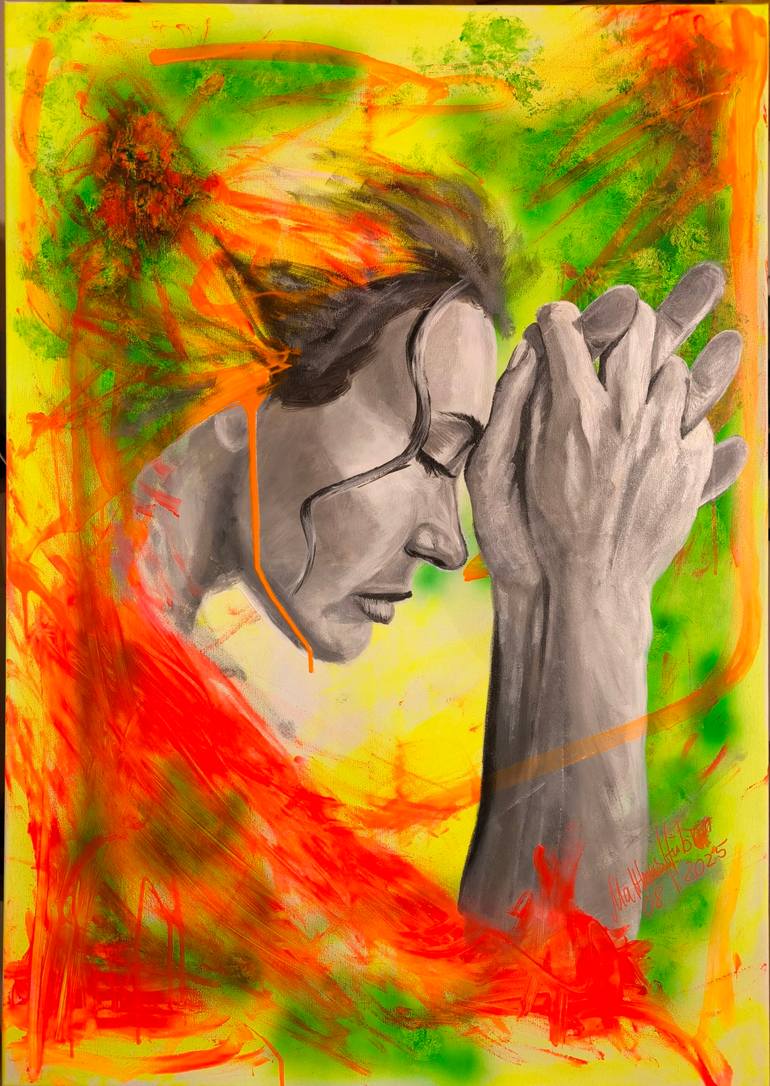 Original  Painting by matthias huebner