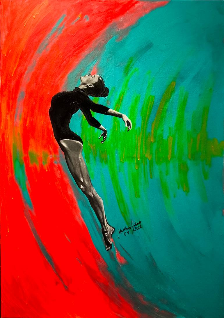 Original  Painting by matthias huebner