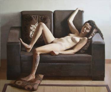 Original Nude Painting by Jacob Benary