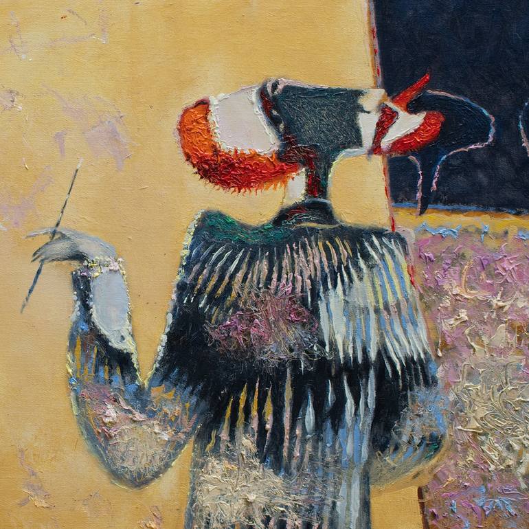 Original Color Field Painting Men Painting by Anatolii Furlet