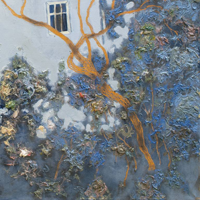 Original Illustration Garden Painting by Anatolii Furlet