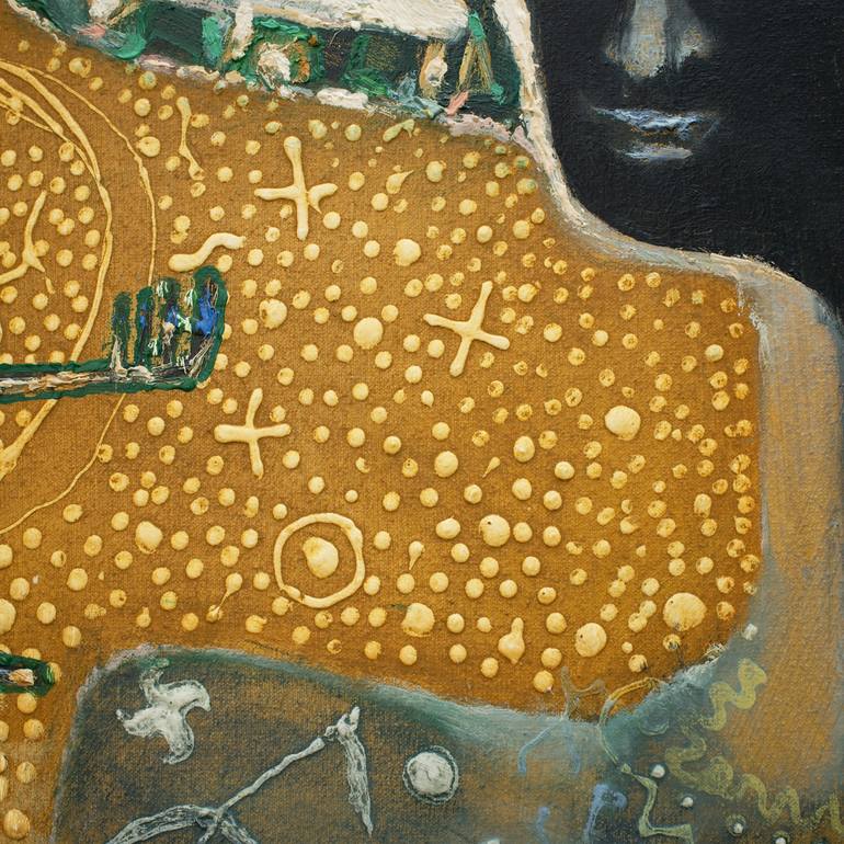 Original Folk Women Painting by Anatolii Furlet