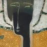 Ashpan-Portrait of a Woman-Oil painting