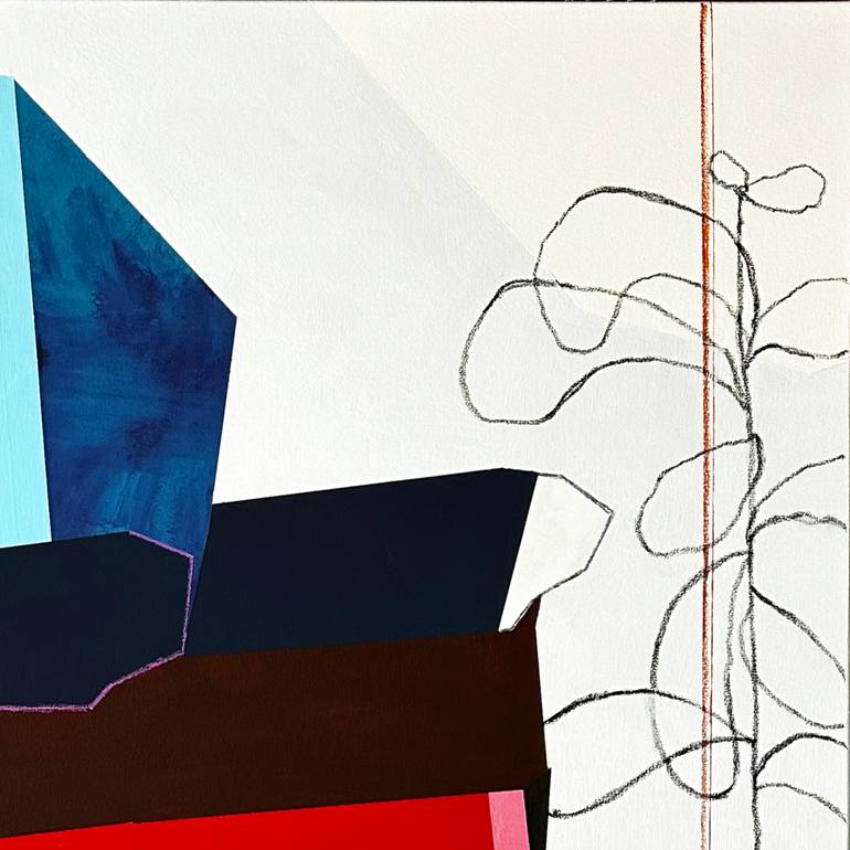 Original Cubism Abstract Painting by Diego Alba