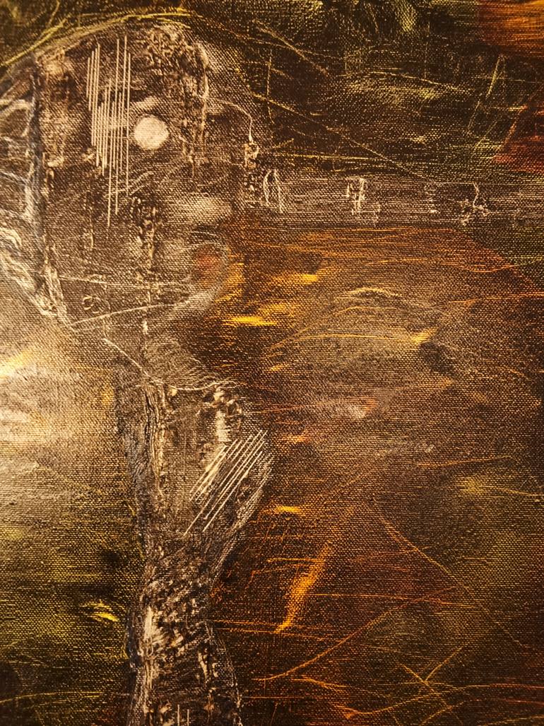 Original Abstract Expressionism Abstract Painting by Gonzalo Garcia Ramirez