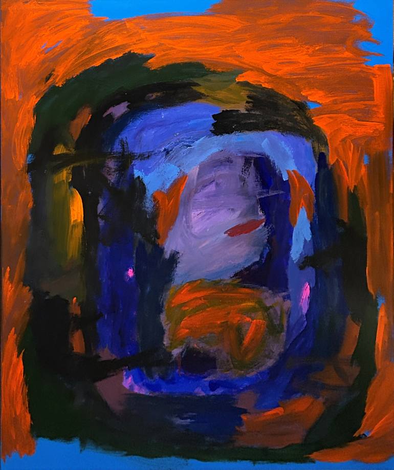 Original Abstract Painting by Stephen Stewart | Abstract Art on Canvas | Collision Of Past, Present and Future