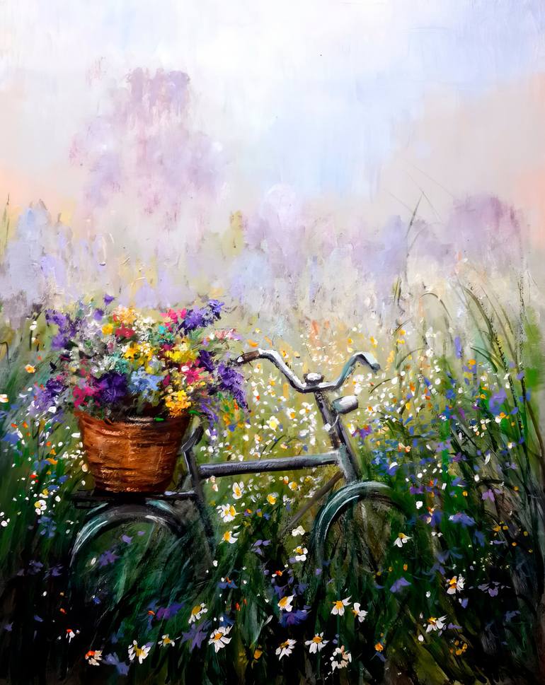 The Wind Painting by Zachia Middlechild | Saatchi Art