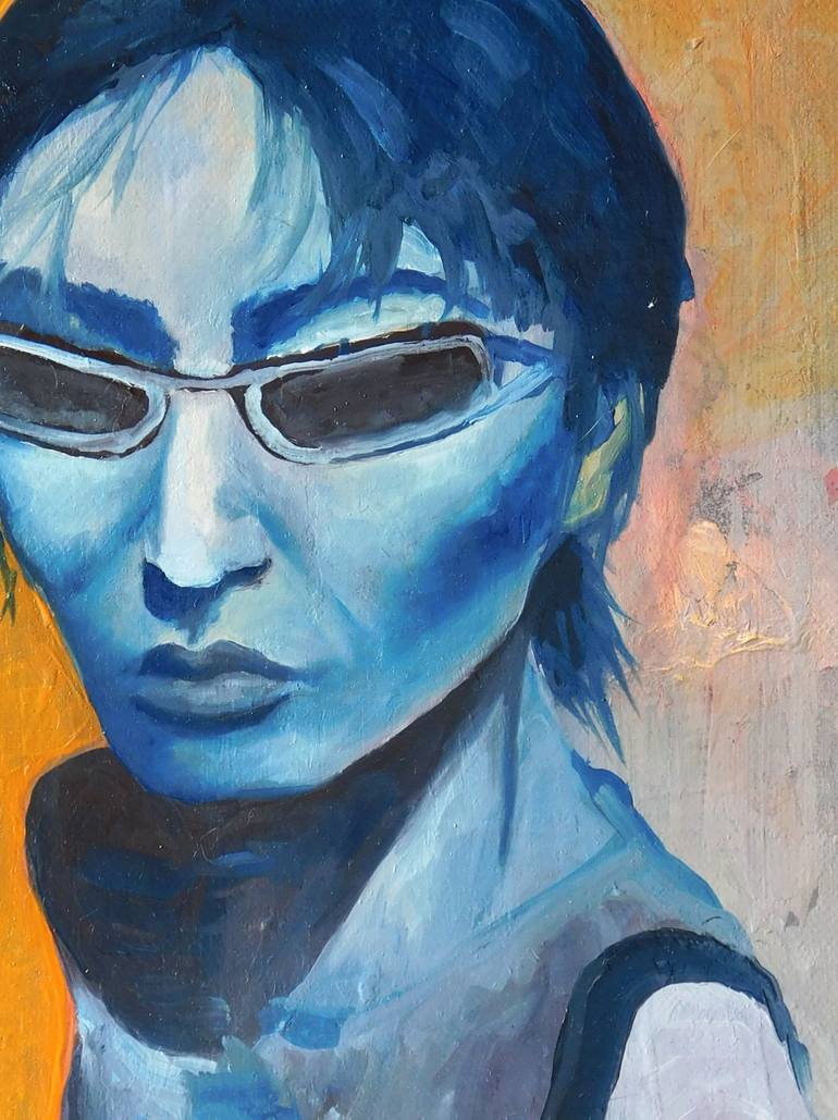 Original Abstract Expressionism Women Painting by Dona Thelia
